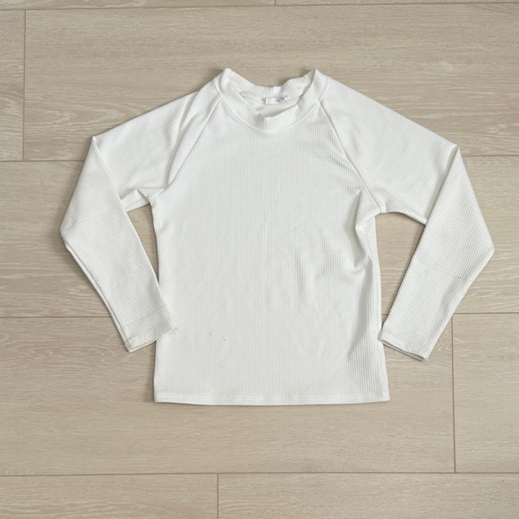 Minnow Other - 3/$10 Minnow Basic White Long Sleeve Thermal Tee